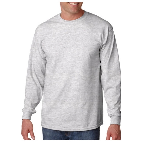 Gildan long sleeve 6.1 oz. pre-shrunk 100% Ultra Cotton T-shirt with... from ASI 39552 BEL Promo