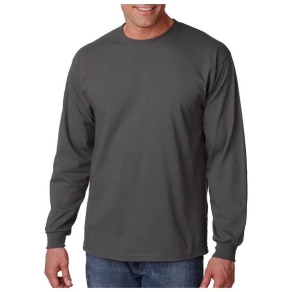 Gildan long sleeve 6.1 oz. pre-shrunk 100% Ultra Cotton T-shirt with... from ASI 39552 BEL Promo