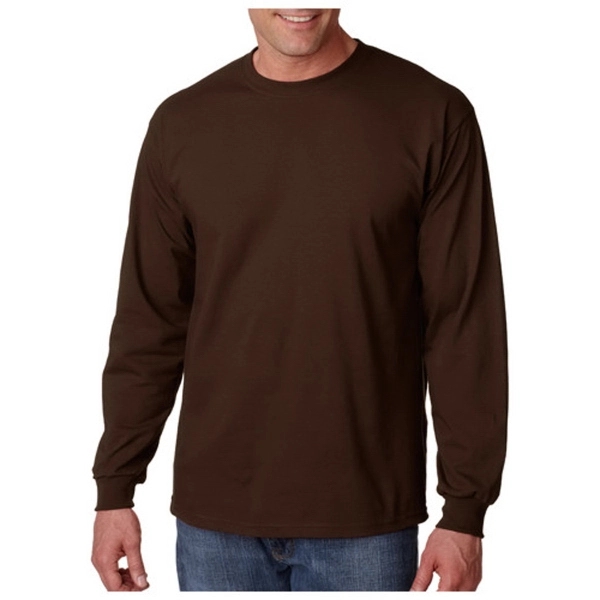Gildan long sleeve 6.1 oz. pre-shrunk 100% Ultra Cotton T-shirt with... from ASI 39552 BEL Promo