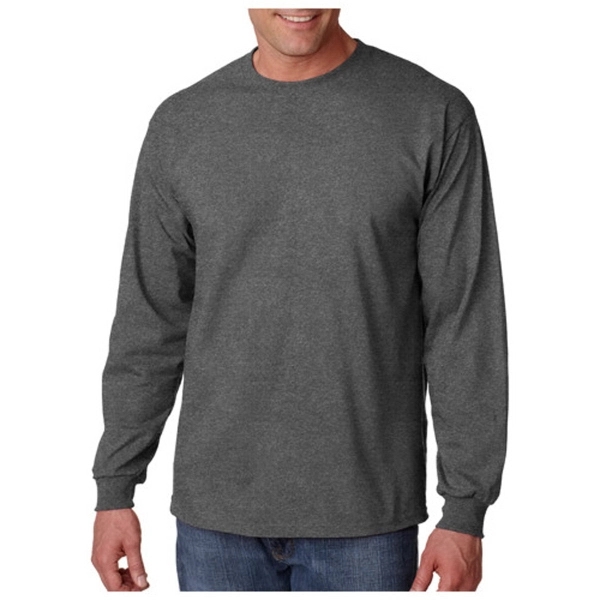 Gildan long sleeve 6.1 oz. pre-shrunk 100% Ultra Cotton T-shirt with... from ASI 39552 BEL Promo