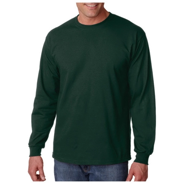 Gildan long sleeve 6.1 oz. pre-shrunk 100% Ultra Cotton T-shirt with... from ASI 39552 BEL Promo