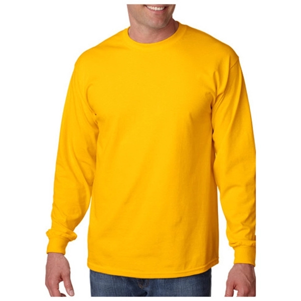 Gildan long sleeve 6.1 oz. pre-shrunk 100% Ultra Cotton T-shirt with... from ASI 39552 BEL Promo
