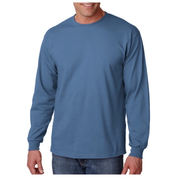Gildan long sleeve 6.1 oz. pre-shrunk 100% Ultra Cotton T-shirt with... from ASI 39552 BEL Promo