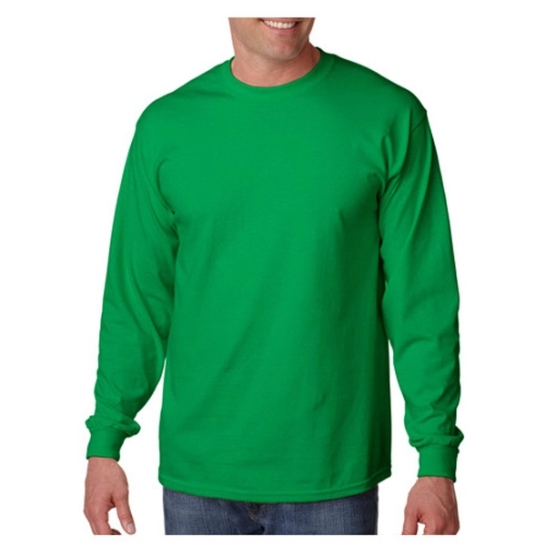 Gildan long sleeve 6.1 oz. pre-shrunk 100% Ultra Cotton T-shirt with... from ASI 39552 BEL Promo