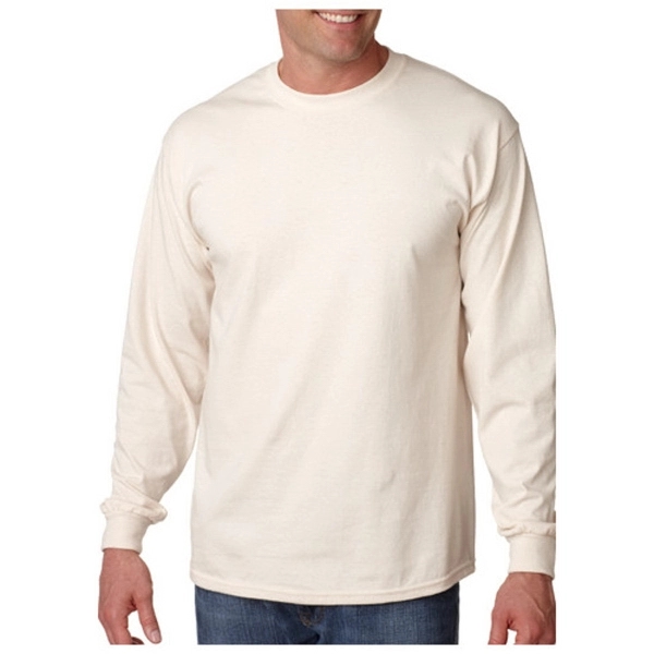 Gildan long sleeve 6.1 oz. pre-shrunk 100% Ultra Cotton T-shirt with... from ASI 39552 BEL Promo
