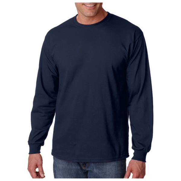 Gildan long sleeve 6.1 oz. pre-shrunk 100% Ultra Cotton T-shirt with... from ASI 39552 BEL Promo
