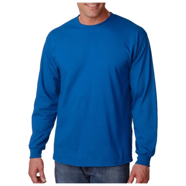 Gildan long sleeve 6.1 oz. pre-shrunk 100% Ultra Cotton T-shirt with... from ASI 39552 BEL Promo