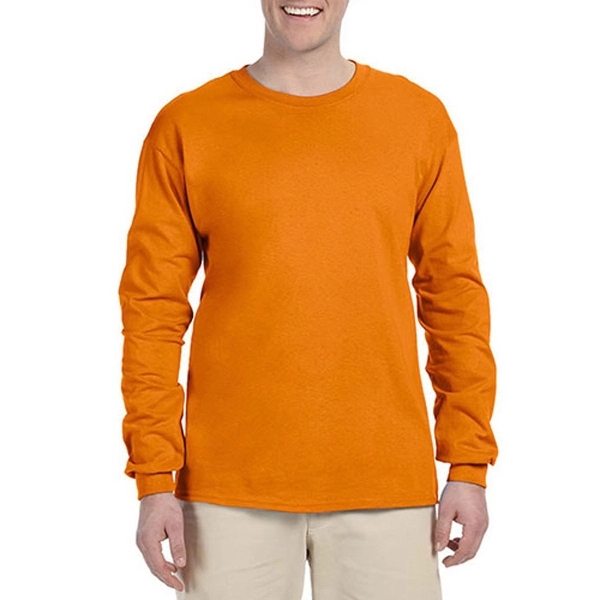 Gildan long sleeve 6.1 oz. pre-shrunk 100% Ultra Cotton T-shirt with... from ASI 39552 BEL Promo