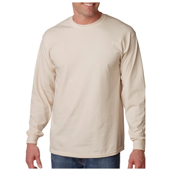 Gildan long sleeve 6.1 oz. pre-shrunk 100% Ultra Cotton T-shirt with... from ASI 39552 BEL Promo