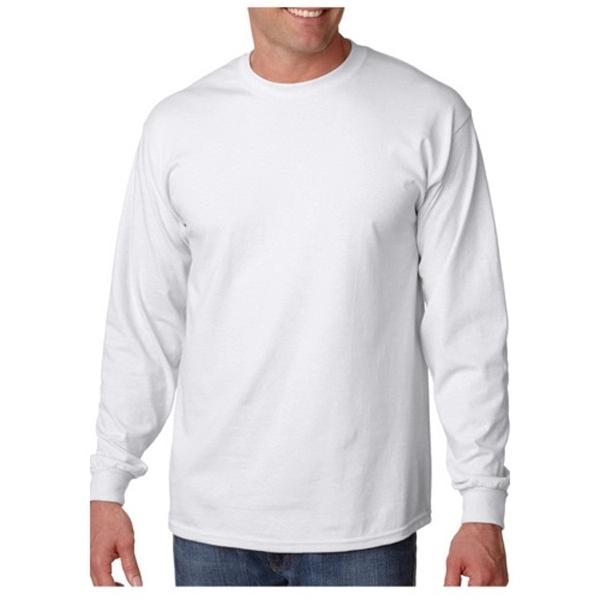 Gildan long sleeve 6.1 oz. pre-shrunk 100% Ultra Cotton T-shirt with... from ASI 39552 BEL Promo