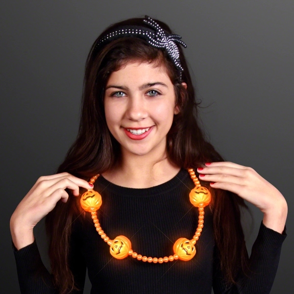 LED Pumpkin Light Beads, 30" Long, Blank, No Imprint... from ASI 34194 ALightPromos / Alight Promotional Products
