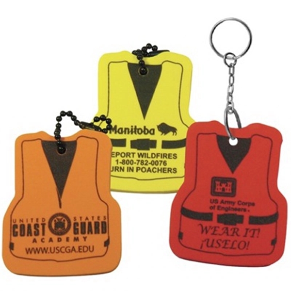 foam key chain for up to 2 keys.... from ASI 54886 Foamworx / FoamWorx