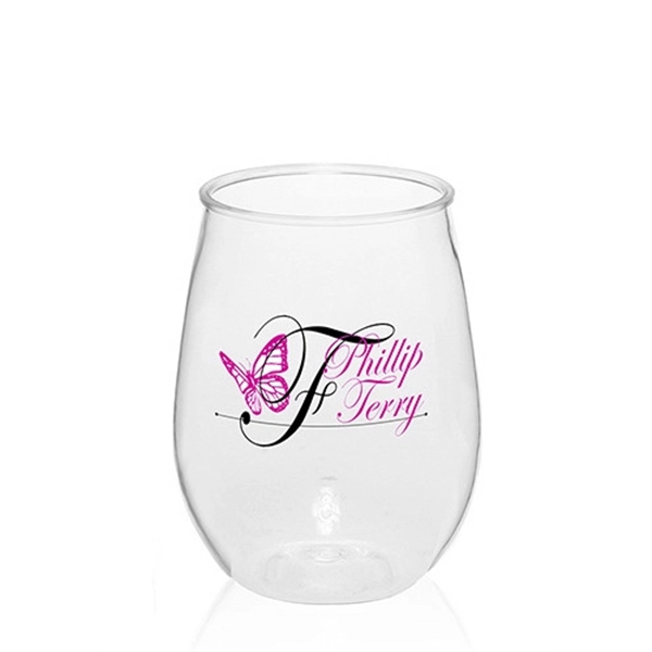 10 oz. plastic stemless wine glass made from clear Tritan material.... from ASI 39552 BEL Promo