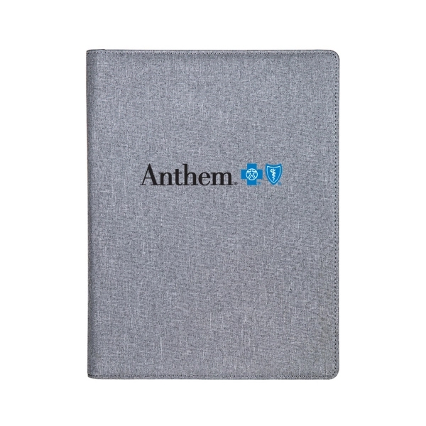 Linen cover tech accessory organizer portfolio notebook.... from ASI 31517 Admart Products / Admart Line