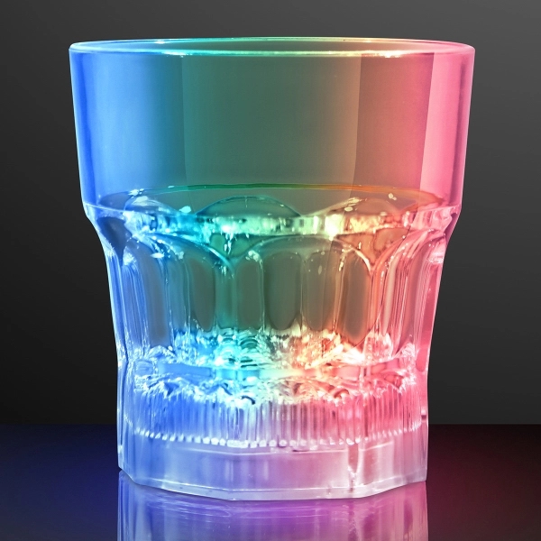 Blank or Imprinted. LED rock / whiskey glass.... from ASI 34194 ALightPromos / Alight Promotional Products