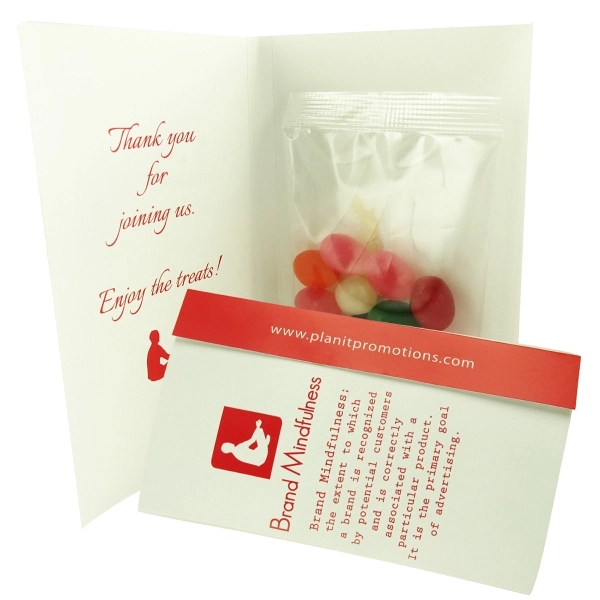 Assorted jelly beans calling card, 1 oz., 28g.... from ASI 44900 NC Custom (CI/Lanco)