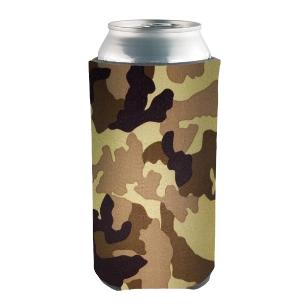 Pocket Foam Collapsible Can Holder with 3 sided Imprint for 16... from ASI 93520 Ventura Inc