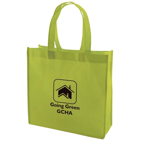 Made from 100 GSM non-woven polypropylene, this standard tote features stitched... from ASI 75731 PWS / Pacific Western Sales/PWS