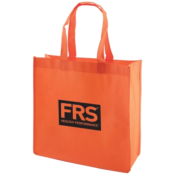Made from 100 GSM non-woven polypropylene, this standard tote features stitched... from ASI 75731 PWS / Pacific Western Sales/PWS