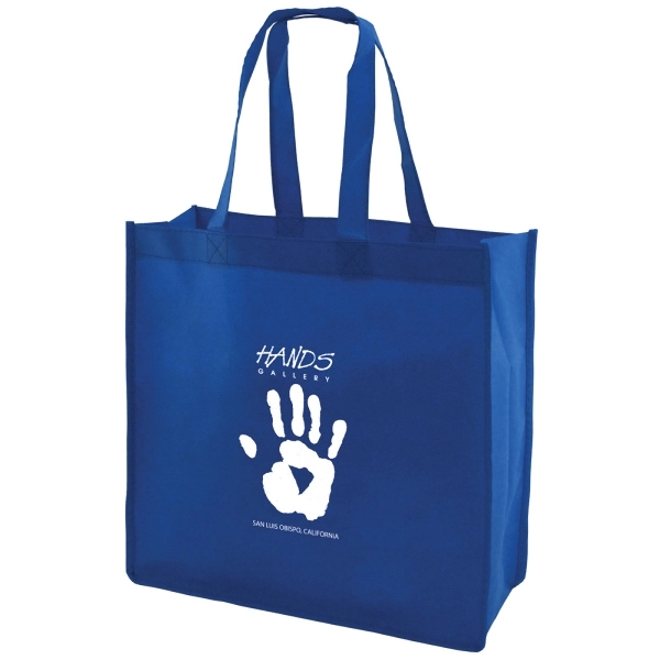 Made from 100 GSM non-woven polypropylene, this standard tote features stitched... from ASI 75731 PWS / Pacific Western Sales/PWS