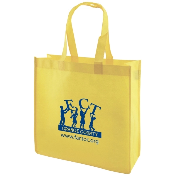 Made from 100 GSM non-woven polypropylene, this standard tote features stitched... from ASI 75731 PWS / Pacific Western Sales/PWS