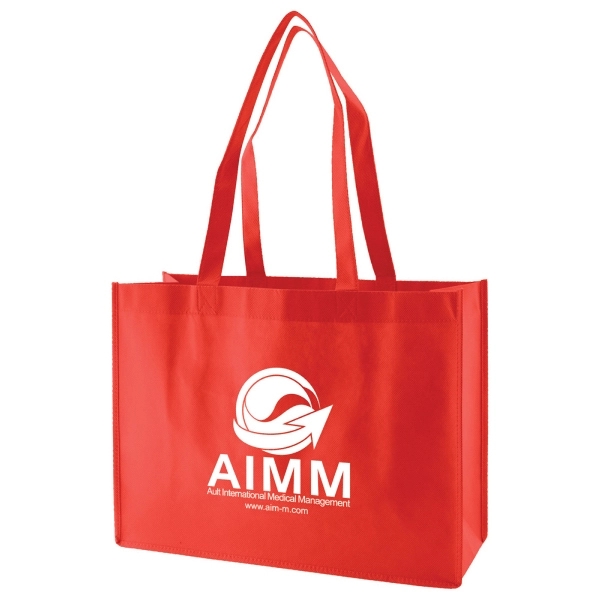 Made from 100 GSM non-woven polypropylene, this standard tote features stitched... from ASI 75731 PWS / Pacific Western Sales/PWS