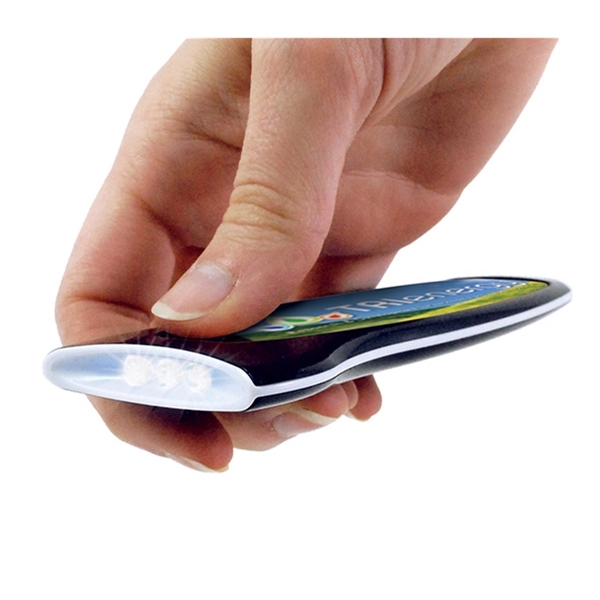 Magnetic flat flashlight with massive full color imprint and 3 bright... from ASI 39850 The Bentcil Company / Bentcils™