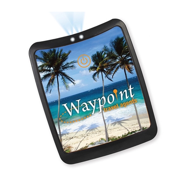 Flat flashlight in plastic body featuring 2 LED bulbs and 2... from ASI 39850 The Bentcil Company / Bentcils™