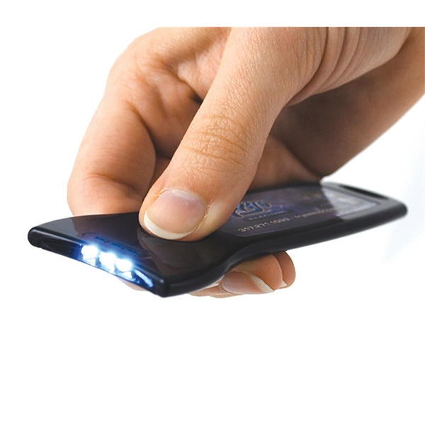 Flat flashlight with momentary On-Switch.... from ASI 39850 The Bentcil Company / Bentcils™ LogoLights by Bentcil