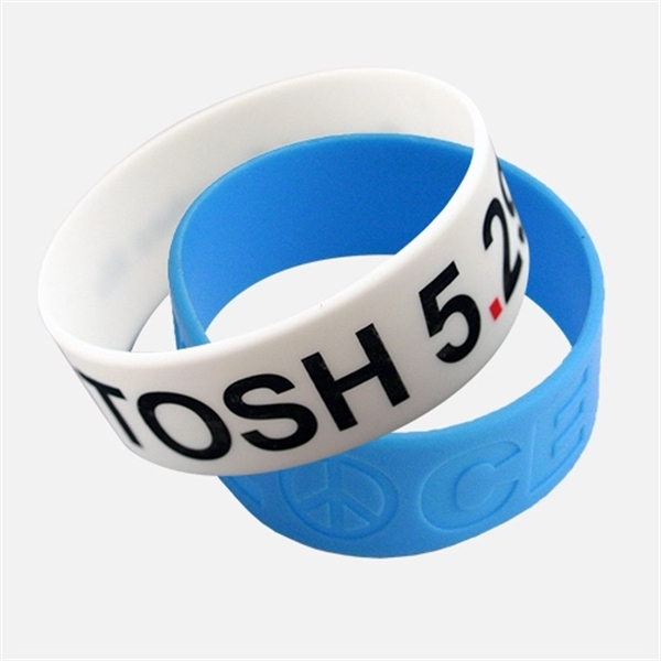 1" version of the traditional silicone bracelet.... from ASI 43270 Calconix Inc / Time Zone®