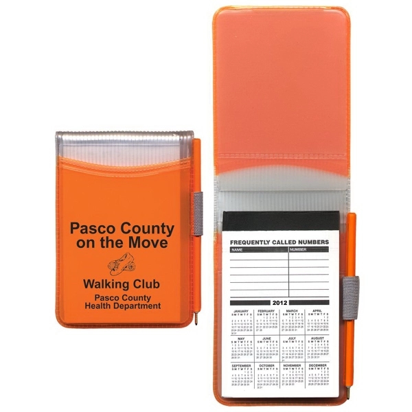 Hard cover memo book with 30-page pad and matching pen.... from ASI 83770 Royal Industries / The Royal Line