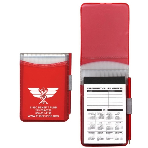 Hard cover memo book with 30-page pad and matching pen.... from ASI 83770 Royal Industries / The Royal Line