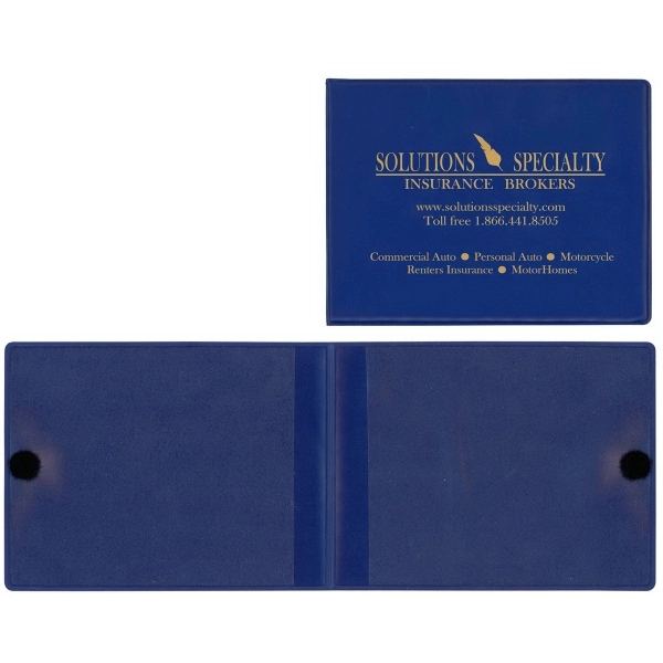Hard cover insurance folding card holder.... from ASI 83770 Royal Industries / The Royal Line
