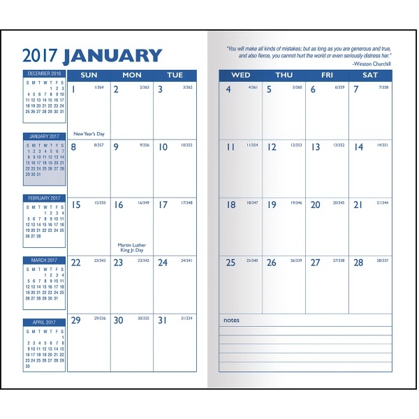 4-color process print cardstock cover planner.... from ASI 83770 Royal Industries / The Royal Line