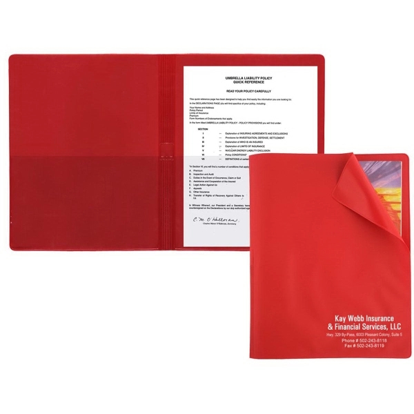 Flexible cover presentation folder.... from ASI 83770 Royal Industries / The Royal Line
