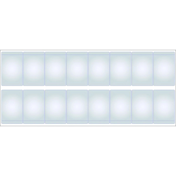Adhesive Backed Vinyl Sleeve (holds business cards), Blank Product.... from ASI 83770 Royal Industries / The Royal Line