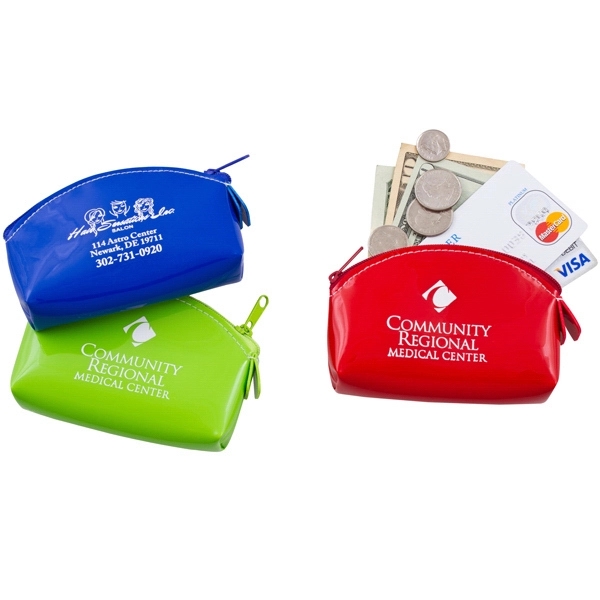 Zip purse, 4 1/2" W x 3" H x 1" D.... from ASI 83770 Royal Industries / Waldor