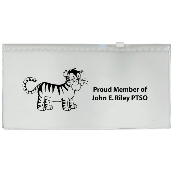 Translucent pencil case with zip lock closure.... from ASI 83770 Royal Industries / The Royal Line