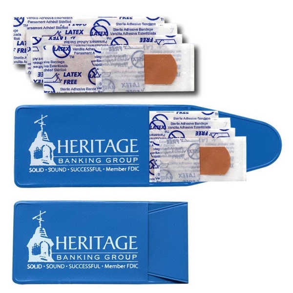 Adhesive bandage kit includes 4 adhesive bandages.... from ASI 83770 Royal Industries / The Royal Line