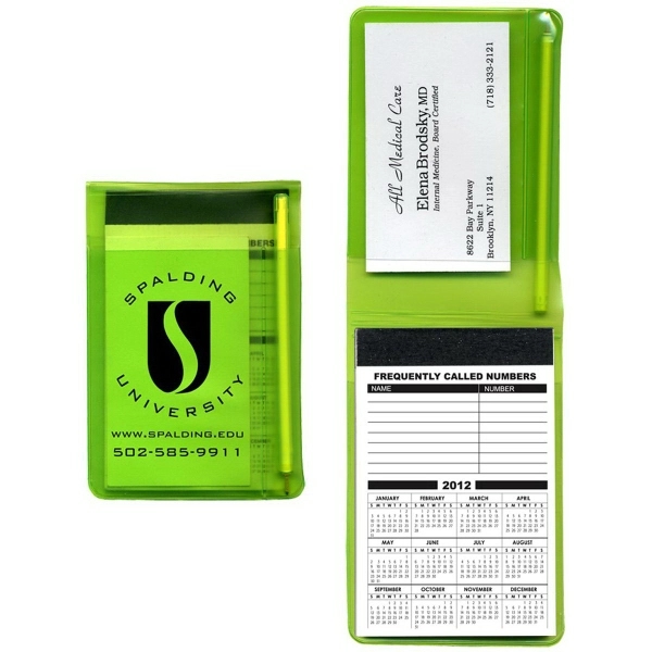 Translucent 100-page memo books with matching pens.... from ASI 83770 Royal Industries / The Royal Line