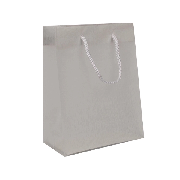 Frosty Textured Tote (8" x 4" x 10") with rope handles... from ASI 92480 Uniflex / U F