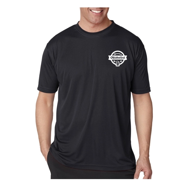 UltraClub® men's performance t-shirt (4 oz.) with moisture-wicking properties, made from... from ASI 39552 BEL Promo