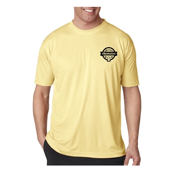 UltraClub® men's performance t-shirt (4 oz.) with moisture-wicking properties, made from... from ASI 39552 BEL Promo