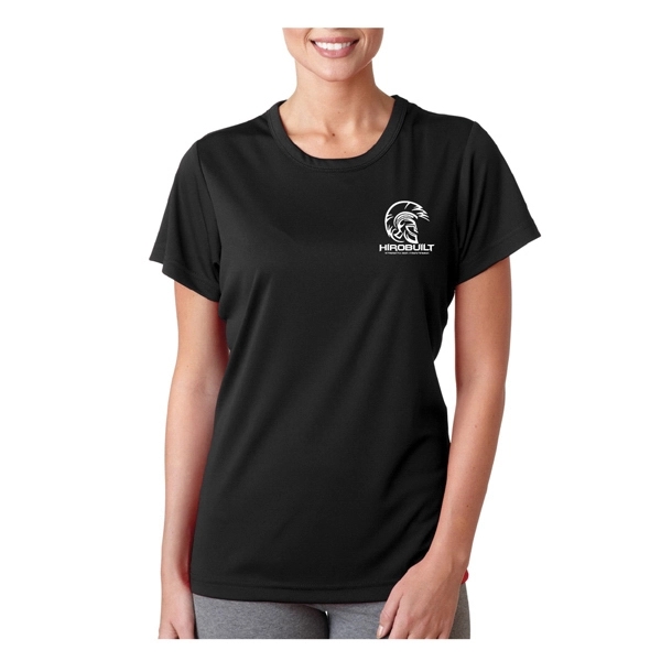 UltraClub® women's performance t-shirt (4 oz.) with moisture-wicking properties, made from... from ASI 39552 BEL Promo