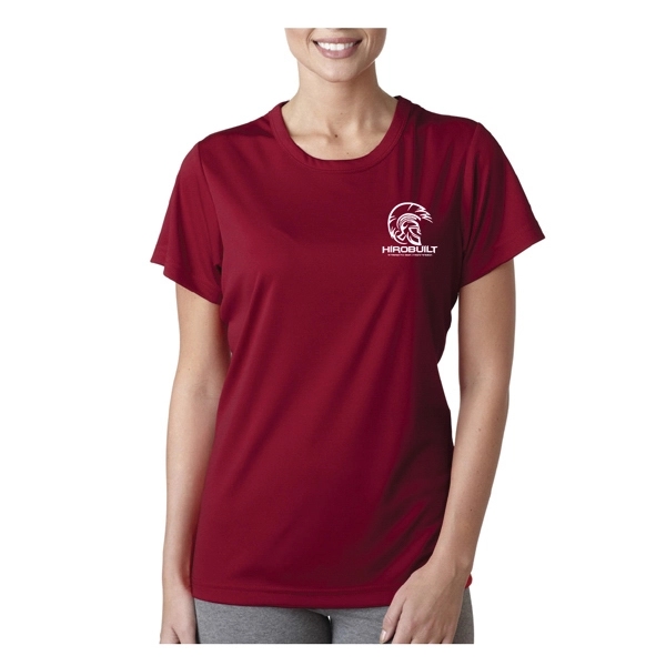UltraClub® women's performance t-shirt (4 oz.) with moisture-wicking properties, made from... from ASI 39552 BEL Promo