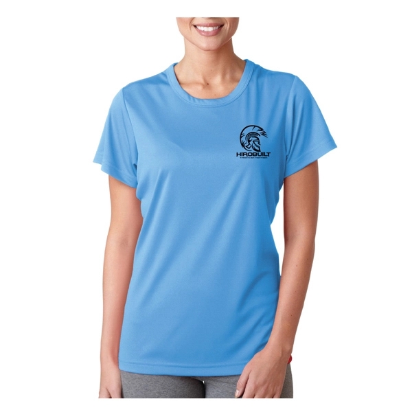 UltraClub® women's performance t-shirt (4 oz.) with moisture-wicking properties, made from... from ASI 39552 BEL Promo