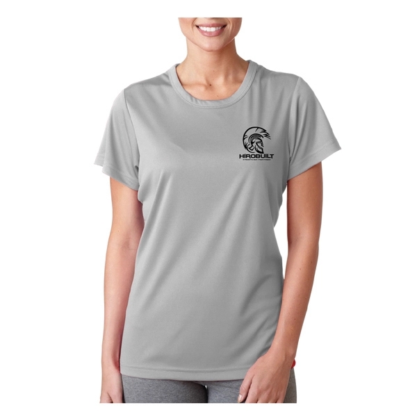 UltraClub® women's performance t-shirt (4 oz.) with moisture-wicking properties, made from... from ASI 39552 BEL Promo
