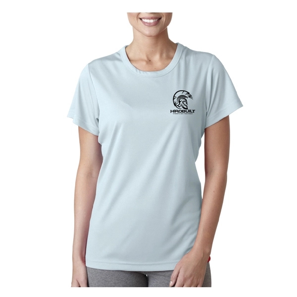 UltraClub® women's performance t-shirt (4 oz.) with moisture-wicking properties, made from... from ASI 39552 BEL Promo