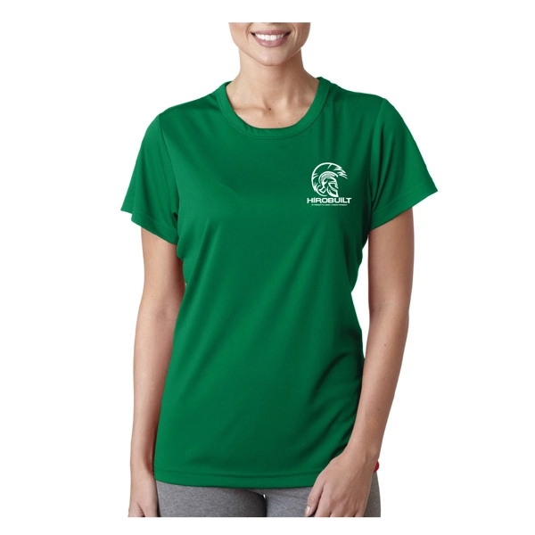 UltraClub® women's performance t-shirt (4 oz.) with moisture-wicking properties, made from... from ASI 39552 BEL Promo