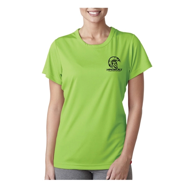 UltraClub® women's performance t-shirt (4 oz.) with moisture-wicking properties, made from... from ASI 39552 BEL Promo